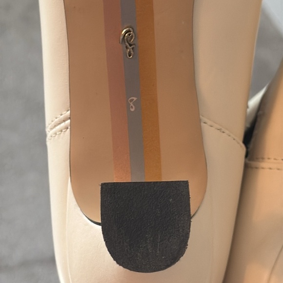 Sam Edelman Lani Ankle Bootie Modern Ivory Leather Size 8 - Picture 7 of 8